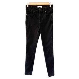 Madewell Black 10" High Rise Skinny Jeans Size 26